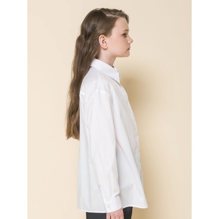 Blouse for girls, height 122 cm, white color-2