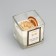 Aromatic candle in a glass "Soy Wax", orange and flower