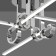 Ceiling chandelier Mantra Cinto, Led, 2250lm, 3000k, 290 mm, chromium color