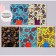 A set of notebooks of 5 pieces, 36 sheets in the Calligrata “Patterns” cage, covered cardboard, offset block