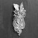 Suspended decor "Venetian mask No. 3" 32x15cm, bronze