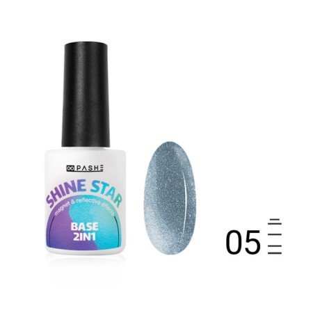 Reflective color base Pashe Shine Star 2 in 1, No. 05 Earth, 9 ml
