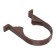 Clamp pipes techniconol PVC brown