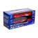 Metal bus "sightseeing", inertial, light and sound effects, red color