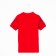 Polo T -shirt for a boy, color red/print mix, height 140 cm