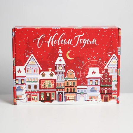 Folding box "Happy New Year", 30.7 x 22 x 9.5 cm, new year-3