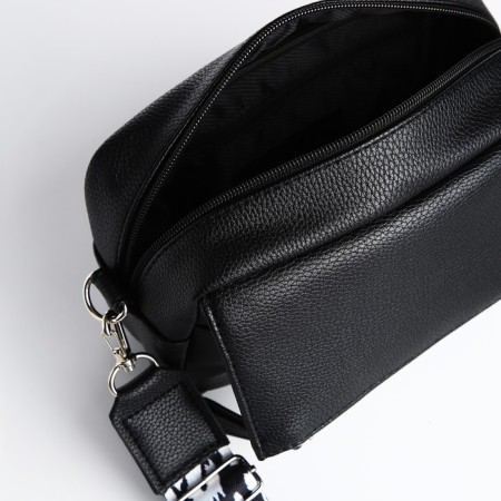 Women's bag over the shoulder Textura, small size, black color-5