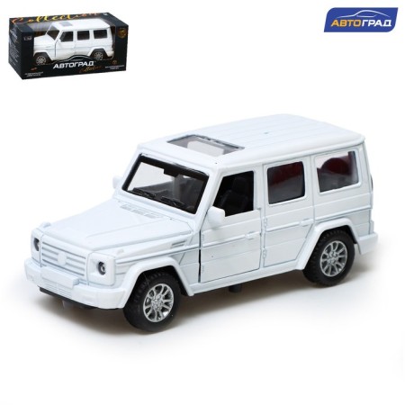 The machine "SUV", 1:32, inertia, light and sound effects, white color