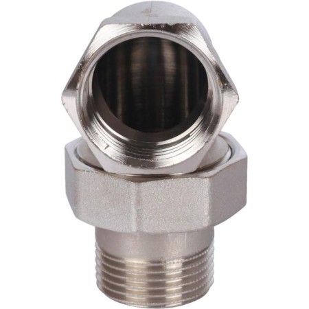 Detacible compound Stout SFT-0059-000001, Corner, American, 1 ", Nickelized Brass-2