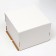 Box for cake, white, 26.5 x 26.5 x19 cm