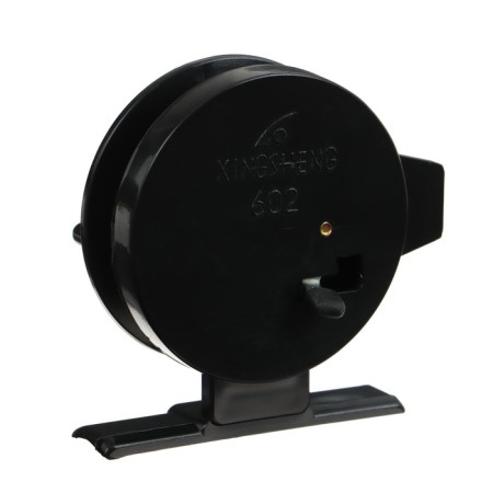 Inertial coil, plastic, diameter 5.5 cm, guide fishing lines, black color, 602-6