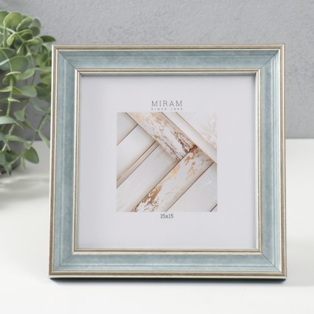 Photo frame Plastic Gallery 15x15 cm, 642498-3, sea (plastic screen)