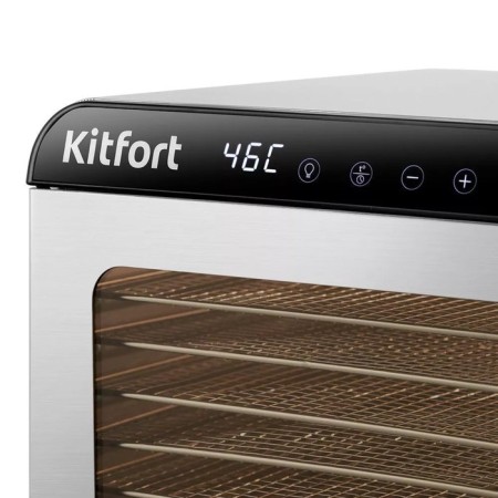 Drywall for vegetables and fruits KitFort KT-1973, 800 W, 8 tiers, adjustment T °, ​​timer-2