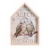 The key a wall -mounted "Owls in the house", 19.9 x 29.3 cm.