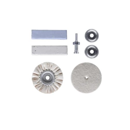 KWB polishing set, 5 objects, circles d = 85 mm, shank d = 6 mm