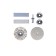 KWB polishing set, 5 objects, circles d = 85 mm, shank d = 6 mm