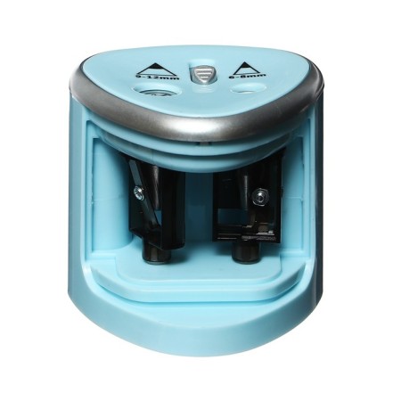Electric grinder 2 holes Brauberg Dual, power from 4 AA batteries, blue 270578-1