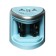 Electric grinder 2 holes Brauberg Dual, power from 4 AA batteries, blue 270578