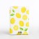 Passport cover, white/yellow color