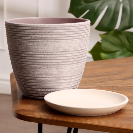 Pot Flower Halva Lilac Crocus No. 3, 2.3 L, D - 17.7 cm-1