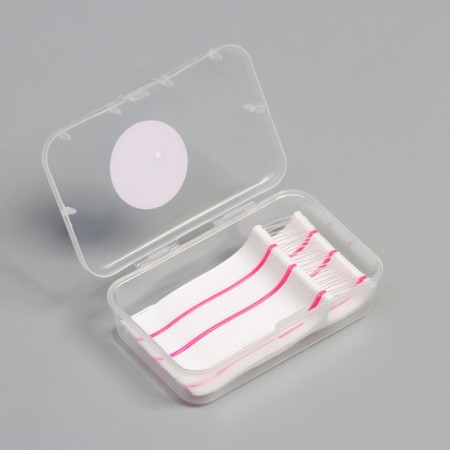 A set of toothpicks with a dental thread, 30 pcs-2