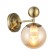 Wall lamp EVOLUCE. Sle106301-01. Pechio. 1x60 W, E27, 13x20 cm, bronze color
