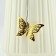 Vase for flowers "Butterfly" plastic, 12.3 x 6 cm