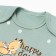 Body baby with a long sleeve "Fox", menthol color, height 74