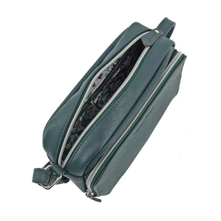 Female Bag B2773-04111, dark-emergent color, artificial leather, 70x7x14 cm-1