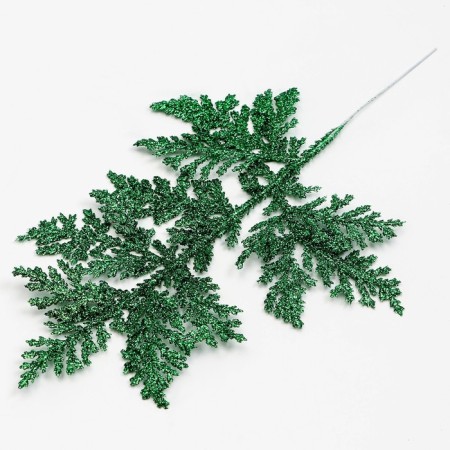 Decorative twig "amazement" in green color, 0.3 × 12 × 28 cm-2