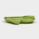 Ceramic Cactus plate, 20x18 cm, green, 1 variety, Iran