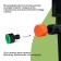 2-swindle sprayer, 24 cm, under connector, peak, plastic, Greengo