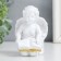 Polystone souvenir "Snowty Angel with a book" with gold MIX 9.5x7.5x6.5 cm