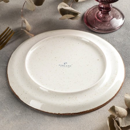 Beege pizza plate, d = 20 cm, beige color-3