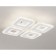 LED ceiling LED with Ambrella Light, Original, FA4004, 4XLED, 100 W, 7500LUM, 3000-6400K, White Color.