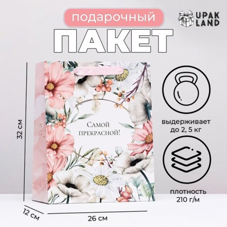 Laminated package "The most beautiful", 26 x 32 x 12 cm