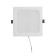 Luminous LED LED "downslate" 12W, 6500K, 1140 lm, 220V, 150x27mm, square 10532