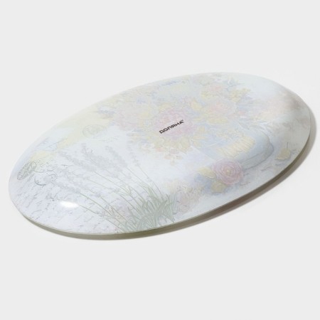 Glass Serving shares "Spring Romance", Ovalnaya, 24.5 × 15 × 2 cm-3