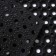 Muddy mud -bearded rug, 100 × 150 × 1.6 cm, black color
