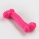 A set of toys for medium dogs "bone (16 cm) and rope (90-100 g)", pink