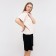 Women's T-shirt Minaku Regular Fit: Beige color, river 48