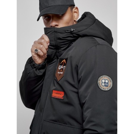 Male Winter jacket, size 56, black color-11