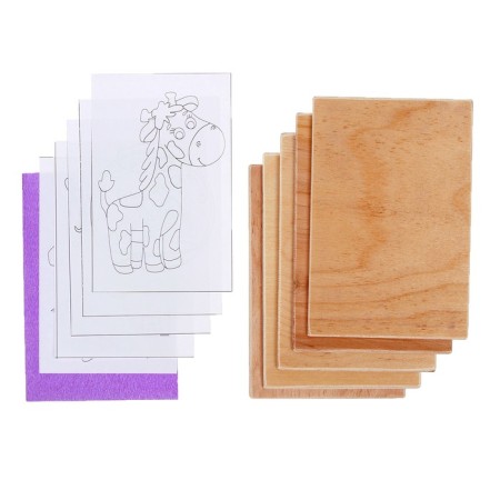 Wooden burning set, 5 boards-1