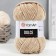 Yarn "Dolce" 100% micropoliester 120m/100g (747 beige)