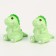 Miniature puppet "dinosaurus", set 2 pcs., Size 1 pc. - 3.5 × 5 × 2 cm, green color