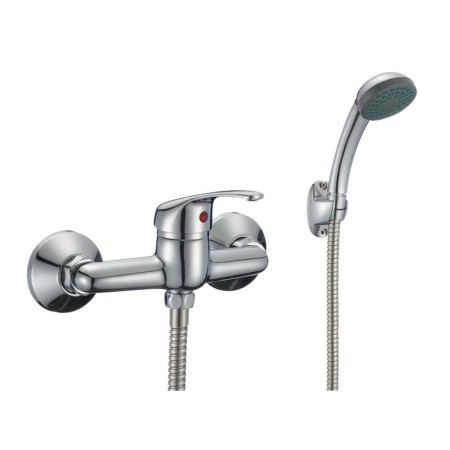 Shower mixer Eleanti Elt4030 Single, hose, watering can, bracket, chromium color