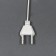 LED top for the tree "White Star" 22 cm, 30 LED, wire 2 meters, 220 V, glow of multi