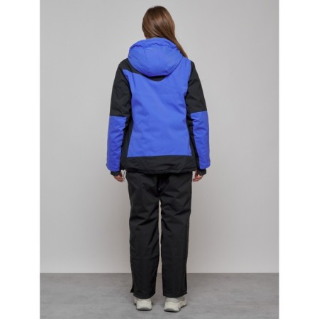 Ski suit female, size 52, blue color-3