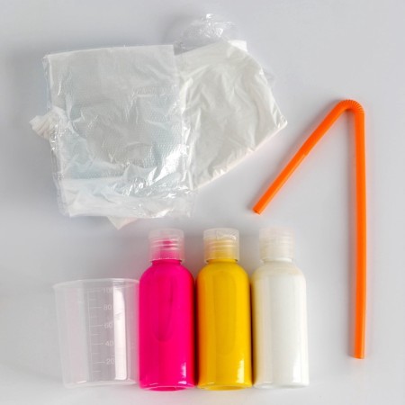 Set for creativity. Drawing by acrylic on the plastic figure "Unicorn"-4