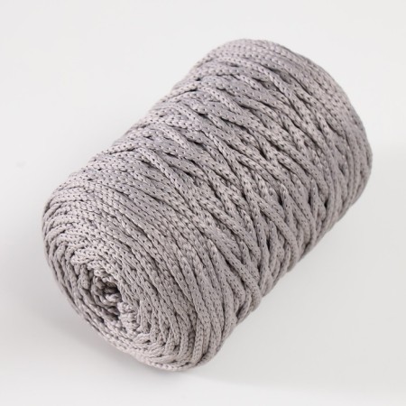 Knitting cord 100% polyester 3mm 100m/200 ± 20g (14-light-gray)-1